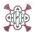 Moroccan Frame Tassels Machine Embroidery Design by Apex