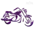 Motorcycle Outline Machine Embroidery Design by Apex 