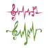 Music Wave SVG Cuttable Design