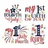 My 1st Fourth of July SVG Cuttable Design