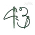 Needles Machine Monogram Embroidery Font by Apex Designs
