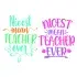 Nicest Mean Teacher Ever SVG Cuttable Design