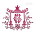 Pagoda Monogram Machine Embroidery Frames Digitize