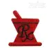 Pharmacy RX Medical Symbol Embroidery Design