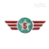 Aviation Airplane Birthday Numbers Machine Embroidery Design