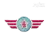 Aviation Airplane Birthday Numbers Machine Embroidery Designs