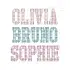 Plaid Block Embroidery Font