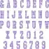 Plaid Block Embroidery Font
