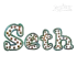 Polka Dot Print Machine Embroidery Font by Apex Designs