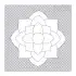 Quadruple Floral Quilt Block Embroidery Design