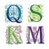 Regal Floral Monogram Machine Embroidery Font by Apex All