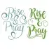 Rise and Pray SVG Cuttable Design