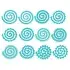 Rolled Flower Pack SVG Cuttable Design