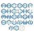 Round Baseball Monogram SVG Cuttable Fonts
