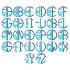 Round SVG Cuttable Fonts