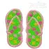 Sandals Beach Polka Dot Embroidery Design