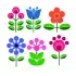 Scandinavian Flower Pack SVG Cuttable Design