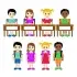 School Students Pack SVG Cuttable Design