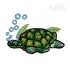 Sea Ocean Turtle Machine Embroidery Design by Apex