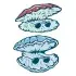 Seashell Sunglasses SVG Cuttable Design