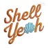 Shell Yeah Beach Ocean Machine Embroidery Design by Apex Digitized