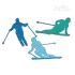 Snow Ski Pack Macine Embroidery Designs by Apex