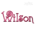 Spiral Circle Machine Embroidery Font by Apex Designs Alphabet
