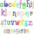 Spiral Embroidery Font