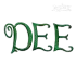 Squiggles Machine Embroidery Font by Apex