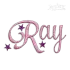 Stars Script Alphabet Letters Machine Embroidery Font by Apex Star