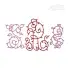 Sweet Briar Vine Monogram Embroidery Font