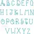 Swirl Embroidery Font