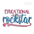 Educational Rockstar Machine Embroidery Design - Apex