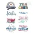 Teacher Life School #teacherlife Pack Machine Embroidery Design - Apex