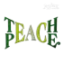 Teach Peace Logo Machine Embroidery Designs - Apex