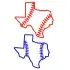 Texas Baseball SVG Cuttable Design