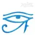 The Eye of Horus Egyptian Embroidery Design