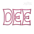 Tiki Island Applique Machine Embroidery Font Designs