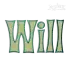 Tiki Island Applique Machine Embroidery Font Design Letters Art