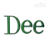 Times Embroidery Font by Apex Designs Letters