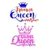 Trauma Queen SVG Cuttable Design