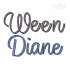 Triple Braid Warren Chain Stitch Embroidery Font