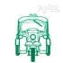 Tuk Tuk Taxi Embroidery Design