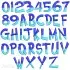 Two Color Fun Embroidery Font