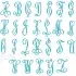 Victor Large Embroidery Fonts 