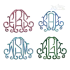 Victoria Monogram Machine Embroidery Font - Apex