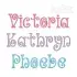Vida Curly Embroidery Font