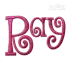Vida Curlz Machine Embroidery Fonts