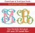 Vine Fishtail Interlocking Monogram TrueType Font