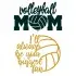Volleyball Mom SVG Cuttable Design